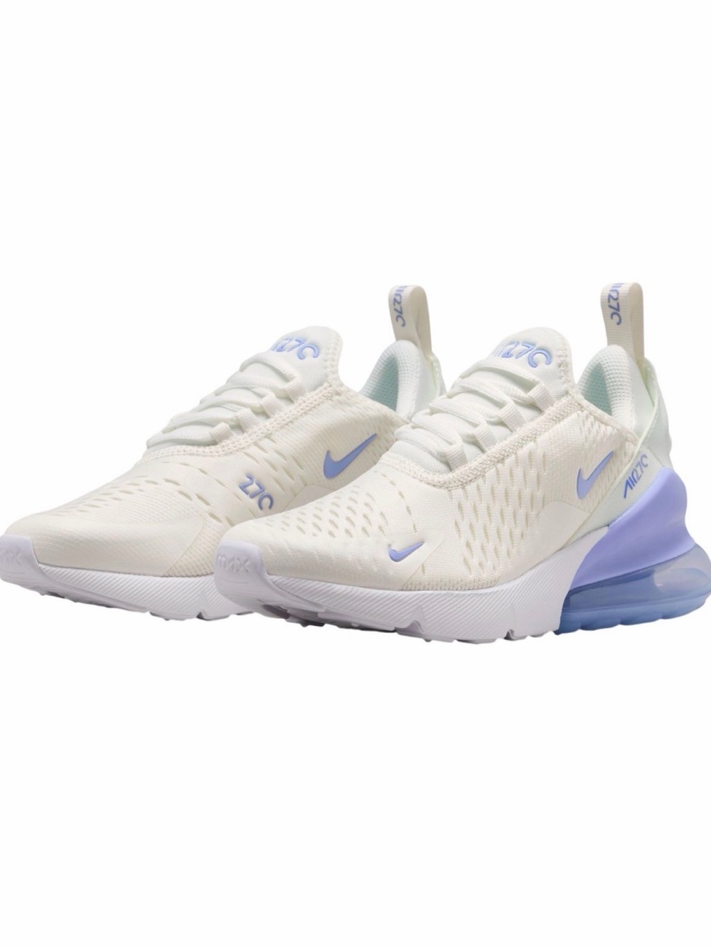 Nike Air Max 270 in sail/light thistle- sapphire